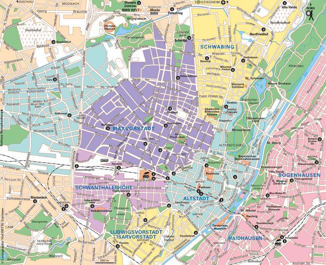 ミュンヘン市内地図